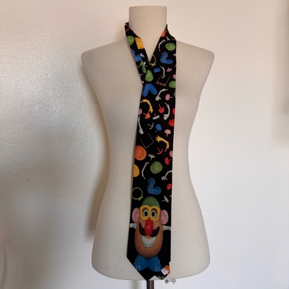 Wally Wear Toy Story Mr. Potato Head Necktie Men's Tie Vintage 1996 Hasbro